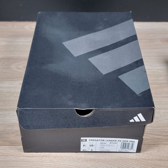 adidas Predator League FG Gen Pre Soccer Cleats Size 9.5 Mens Green Pink ID0701 - Picture 8 of 9